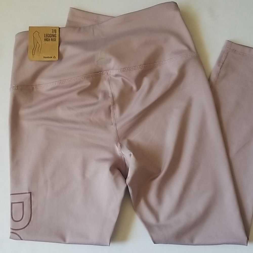 Reebok Graphic Highrise Legging, Sea Fog, NWT, M - Picture 5 of 8